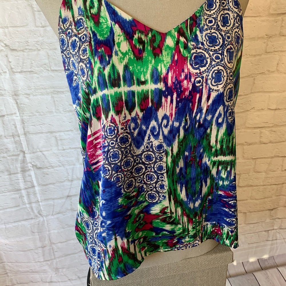 4/$30 🌿 F21 | Blue & Green Multicolour Tank Top - Picture 3 of 9